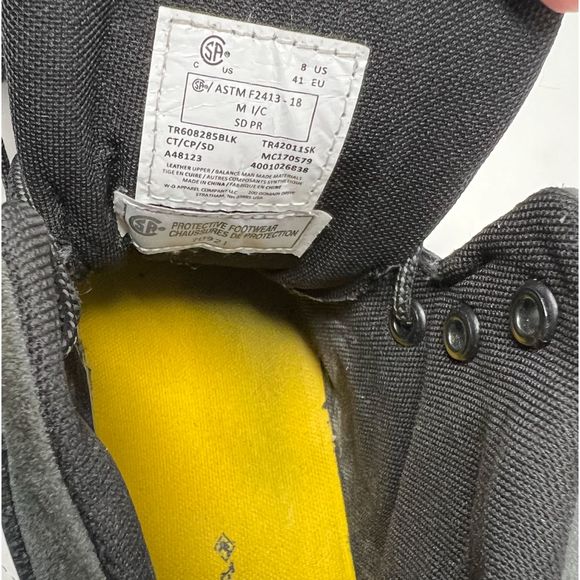Terra work boots 8 mens water oil resistant odor control safety shoes Venom Mid main image 11